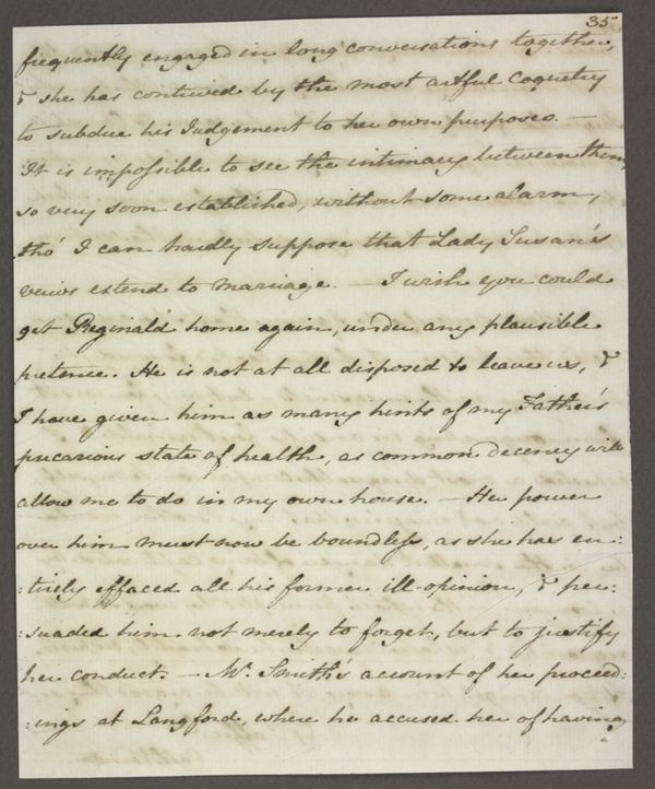 Image for page: 35 of manuscript: lady_susan