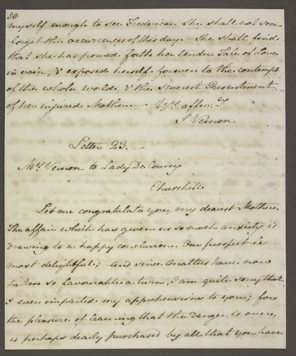 Image for page: 88 of manuscript: lady_susan